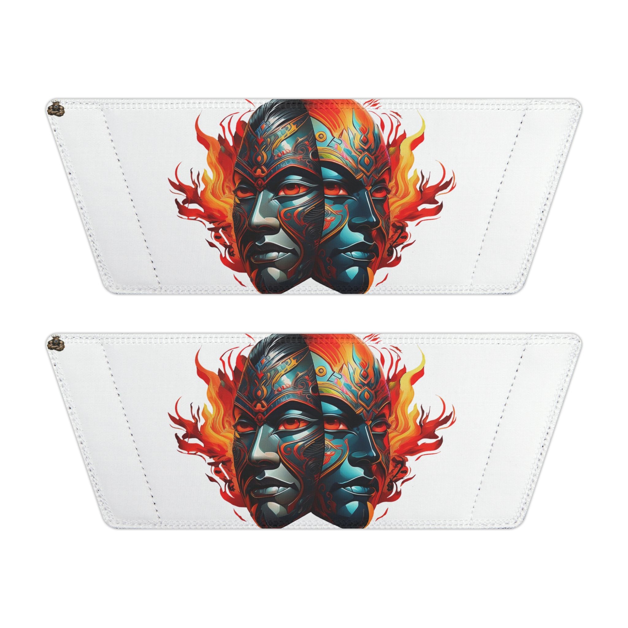 Women's Two Faced Fire Kabuki Slides