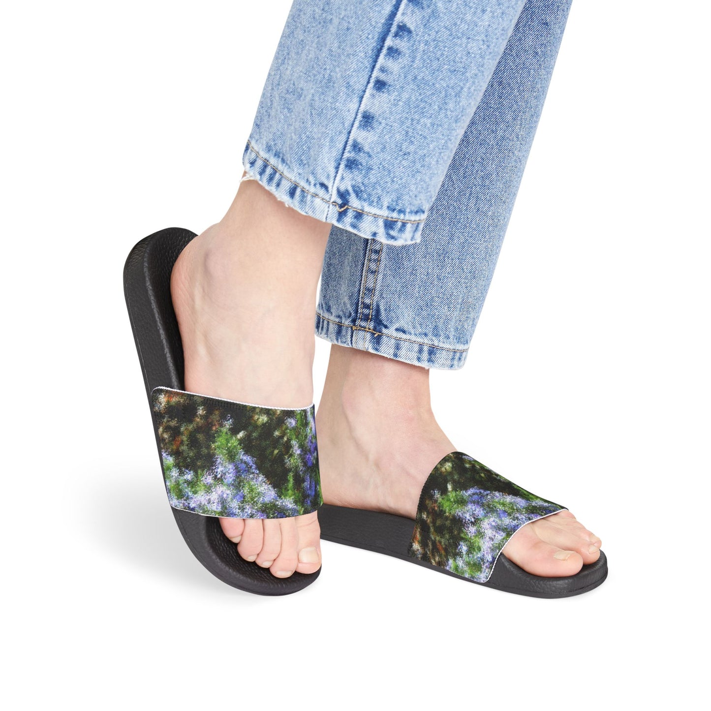 Women's Washable Floral Slides