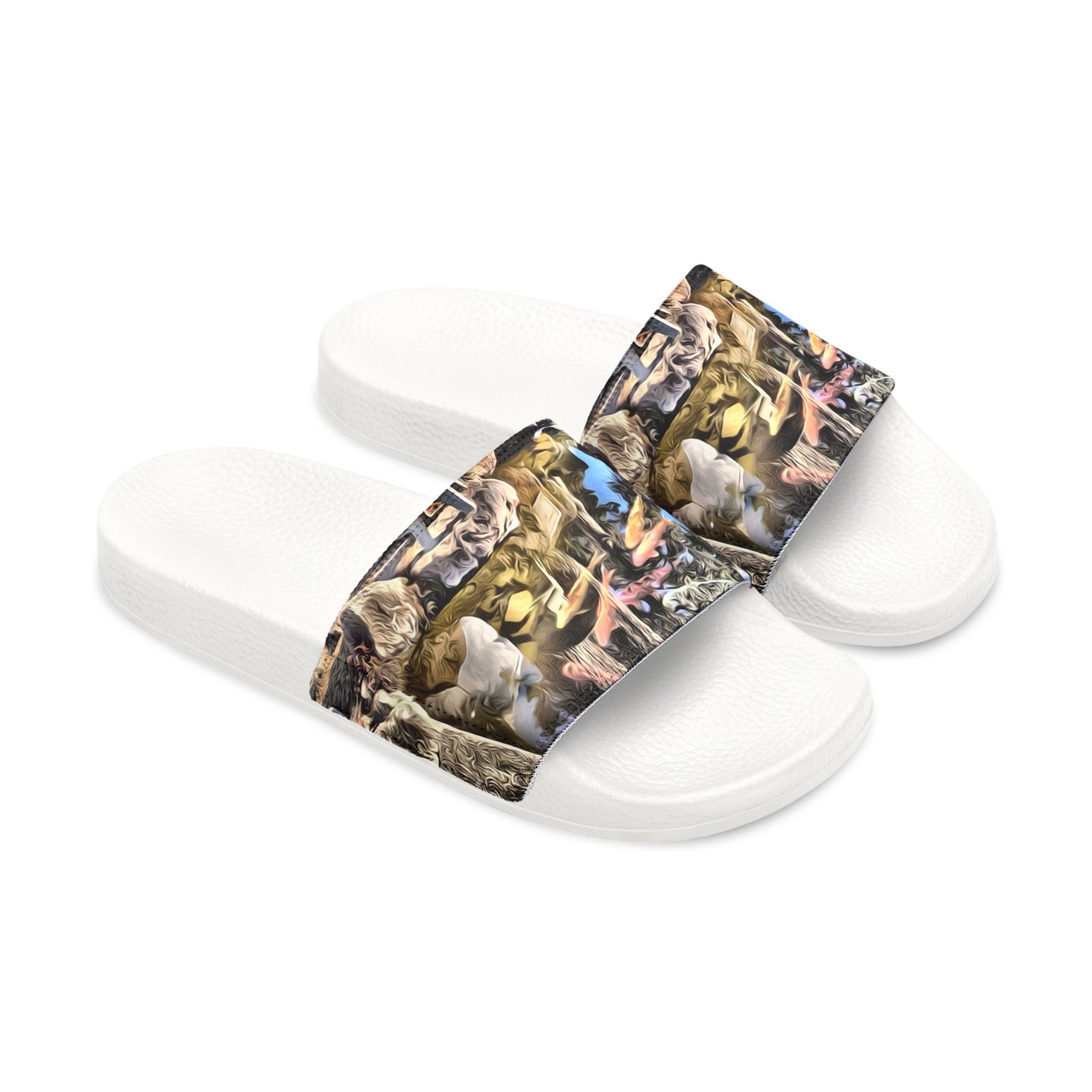 Men's Washable Koi Pond Slides
