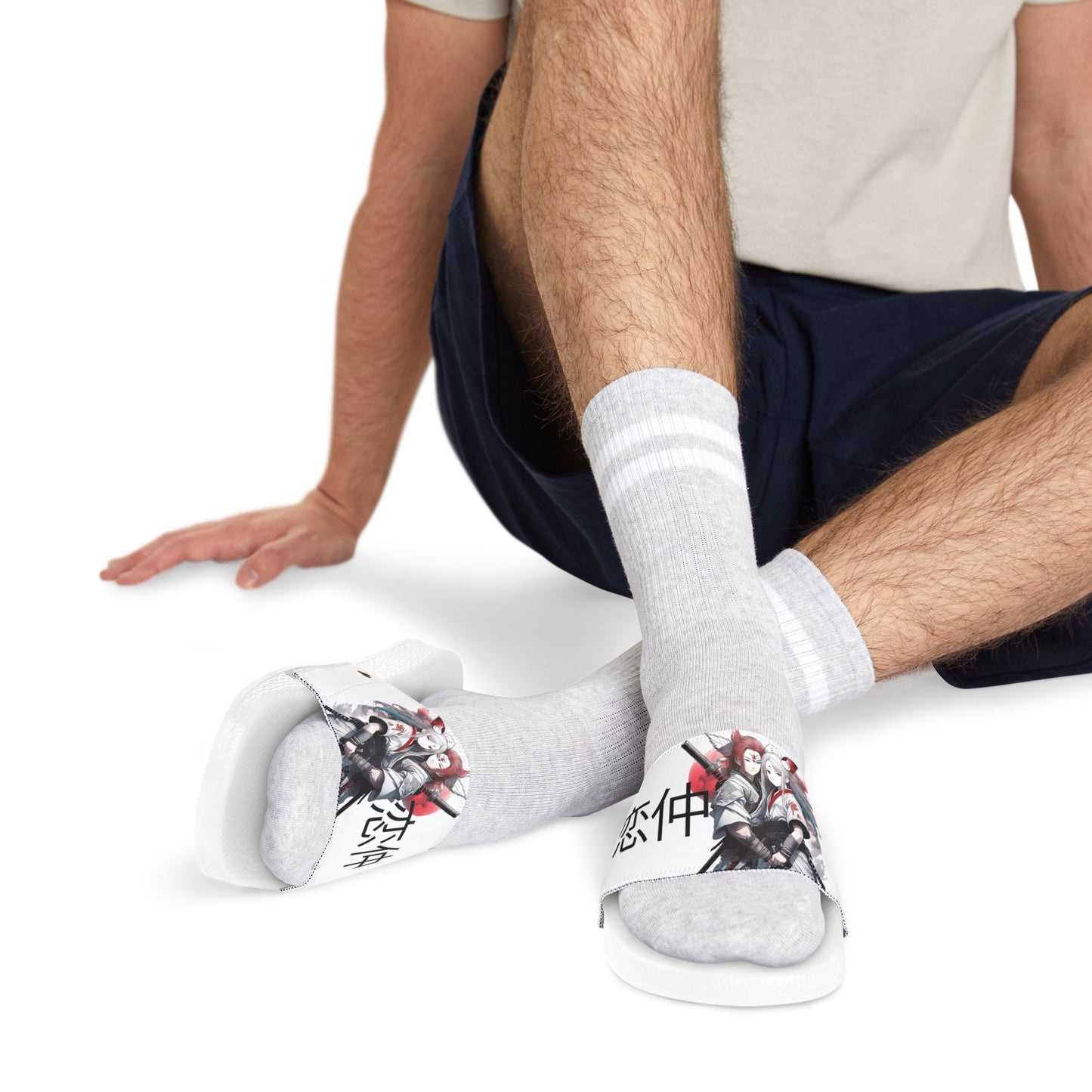 Men's Washable Anime Love Slides