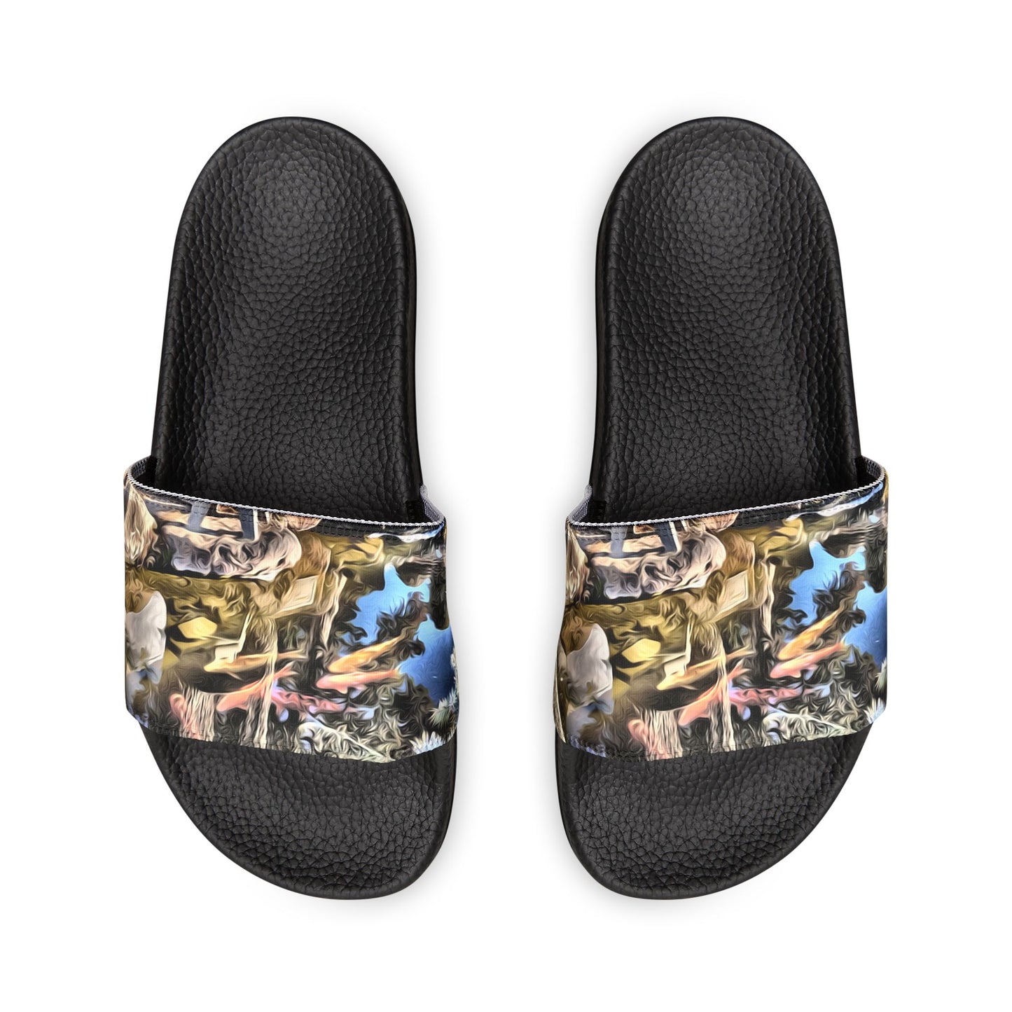 Men's Washable Koi Pond Slides