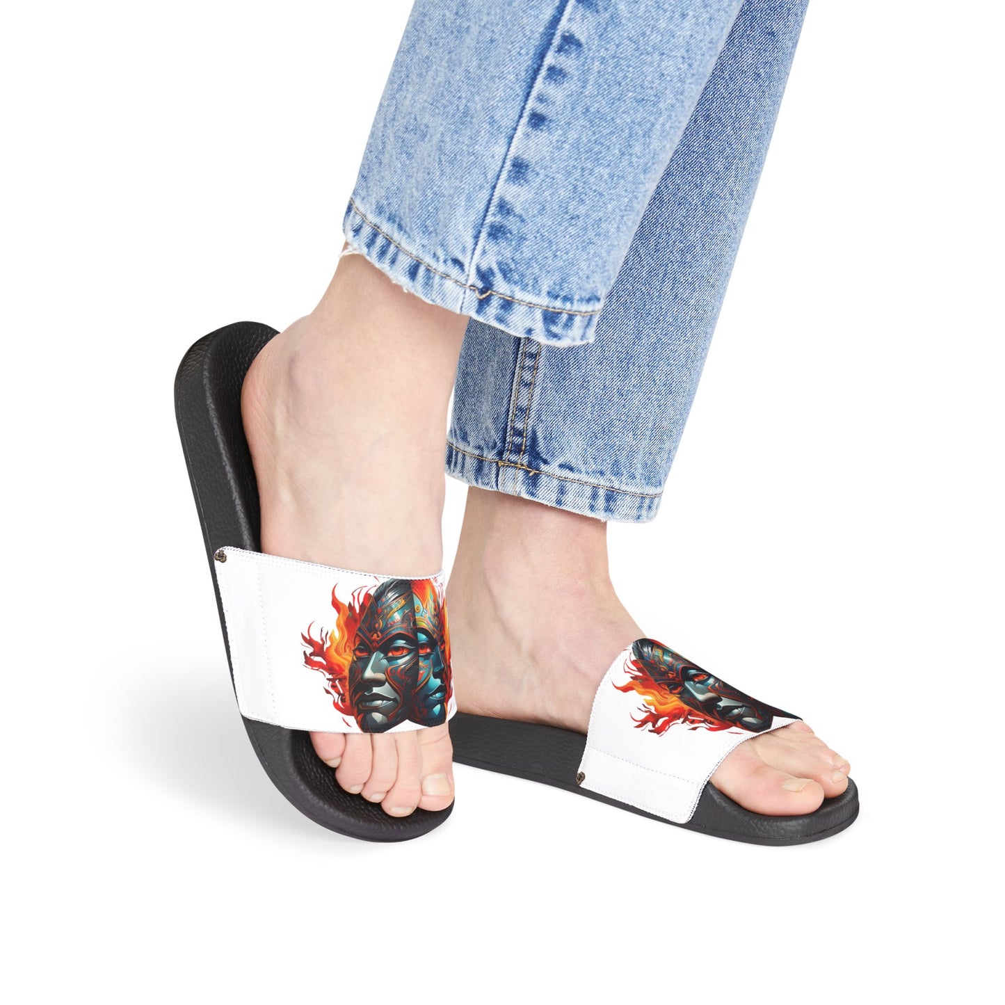 Women's Washable Two Faced Fire Kabuki