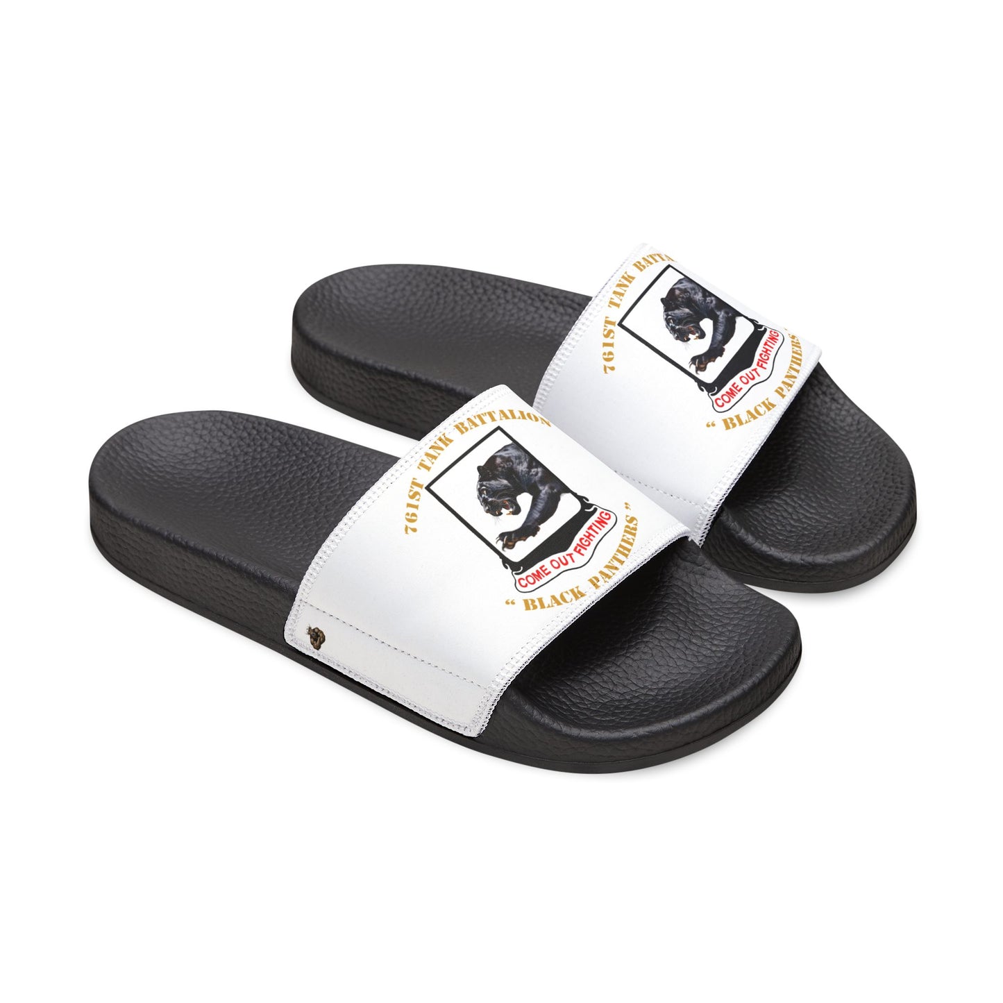 Women's Black Panthers Slides