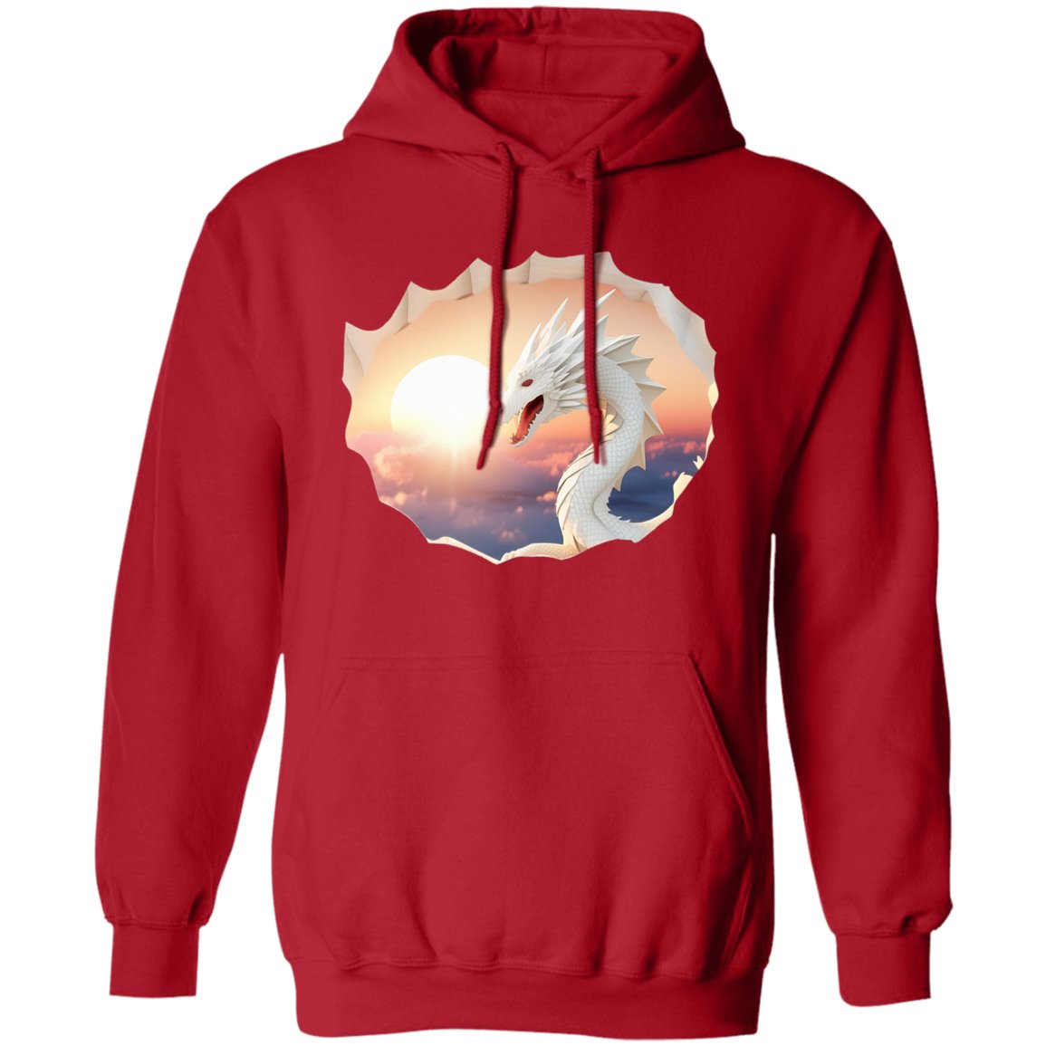 Dragon Sunset Hoodie - Badness Creations