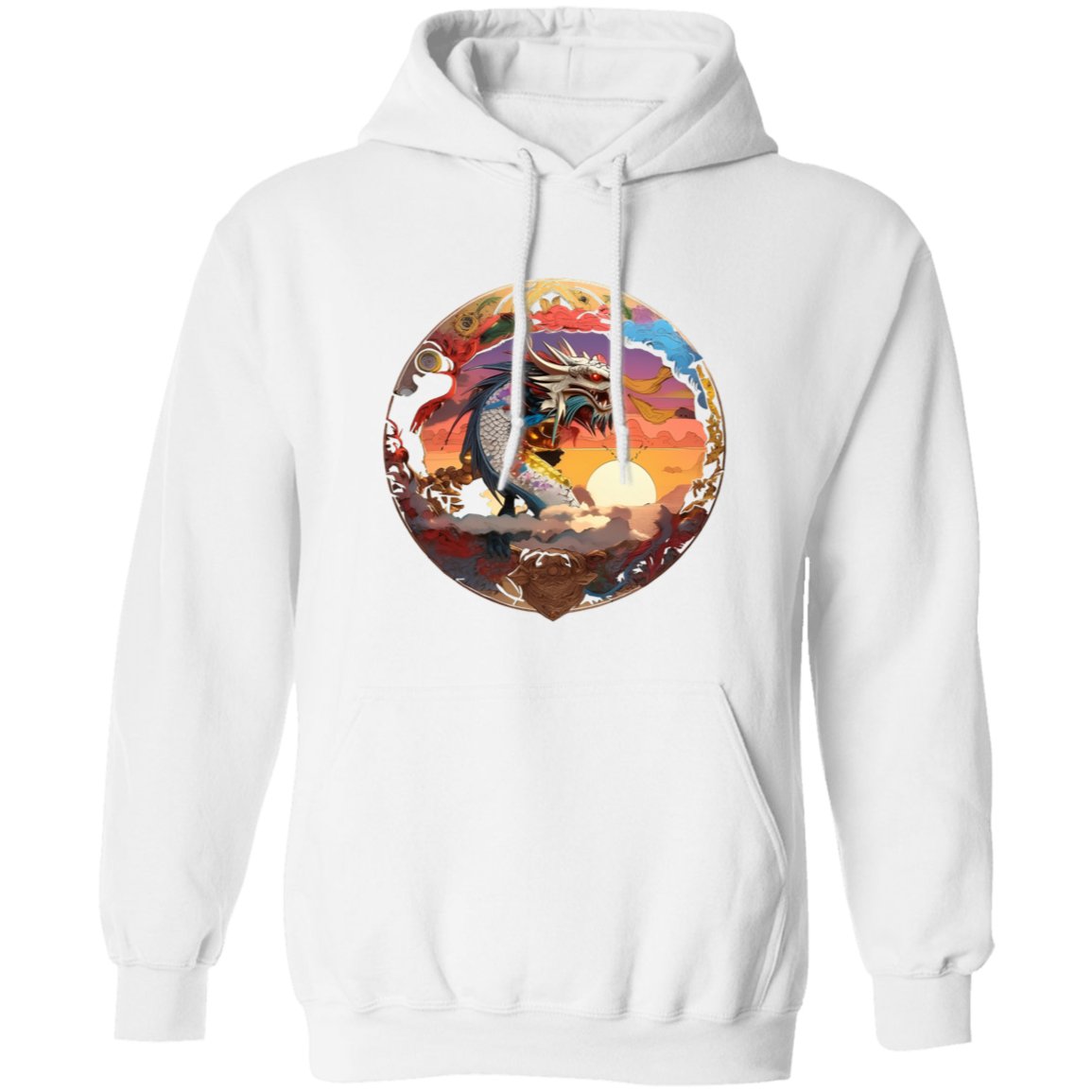 Dragon in The Sky Hoodie