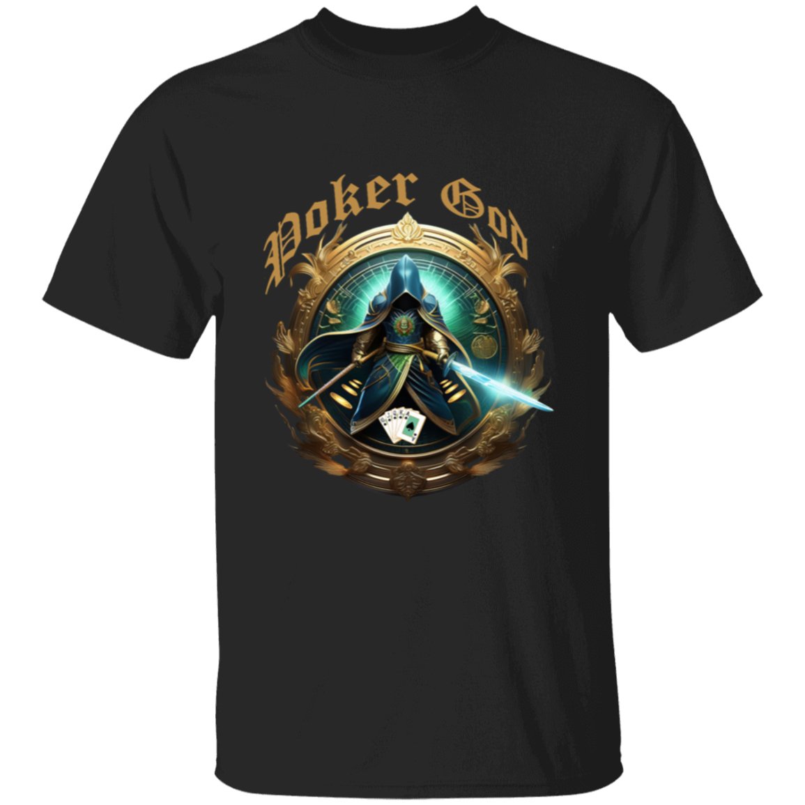 Poker God T Shirt - Badness Creations