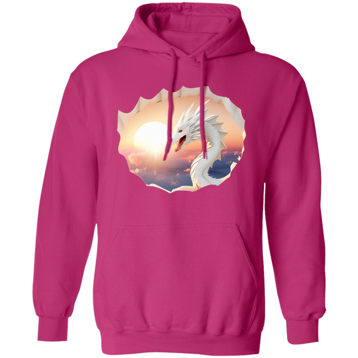 Dragon Sunset Hoodie - Badness Creations