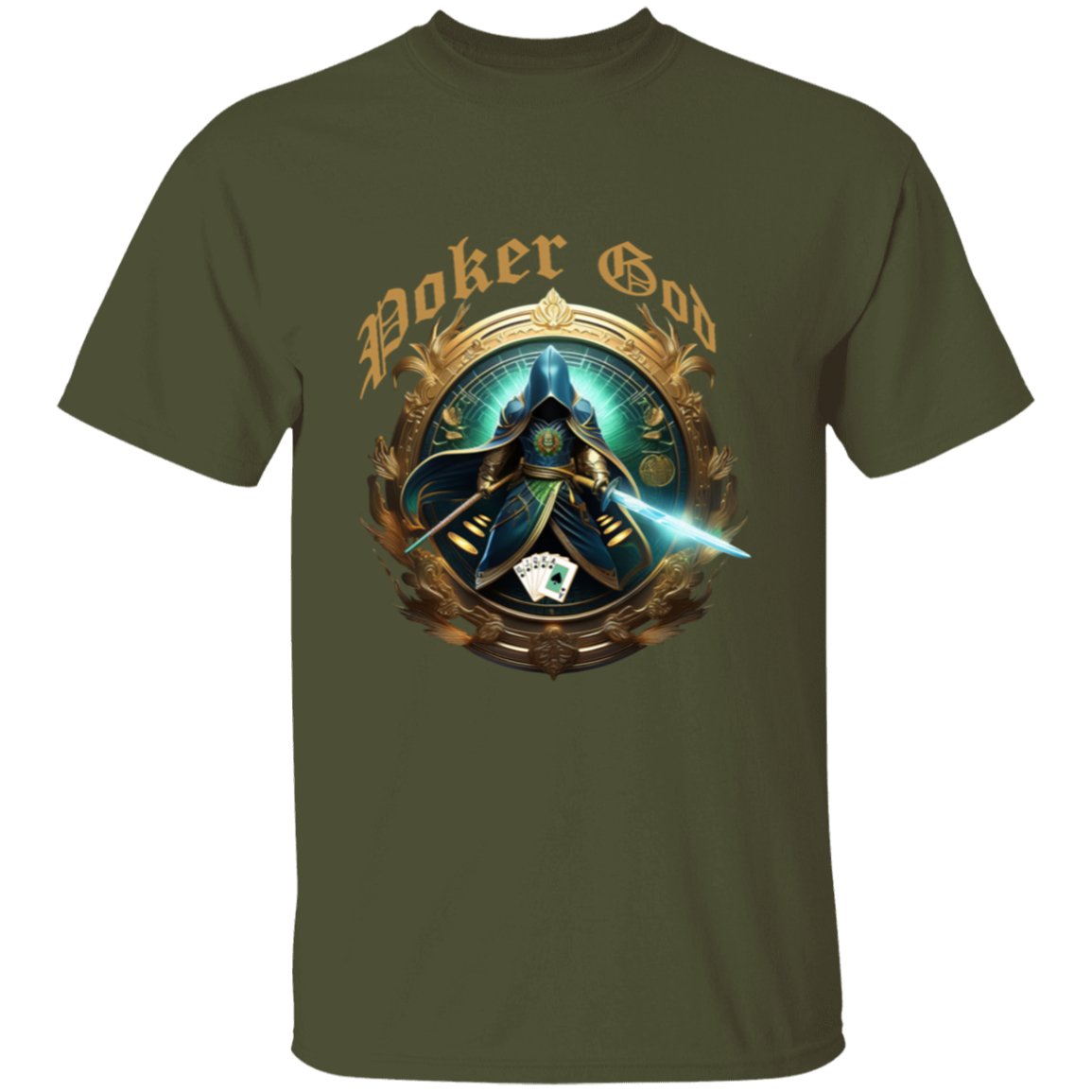 Poker God T Shirt - Badness Creations