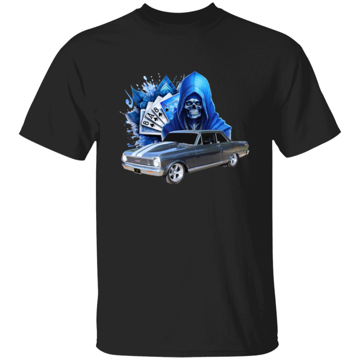 Dead Man's Hand T-Shirt - Badness Creations