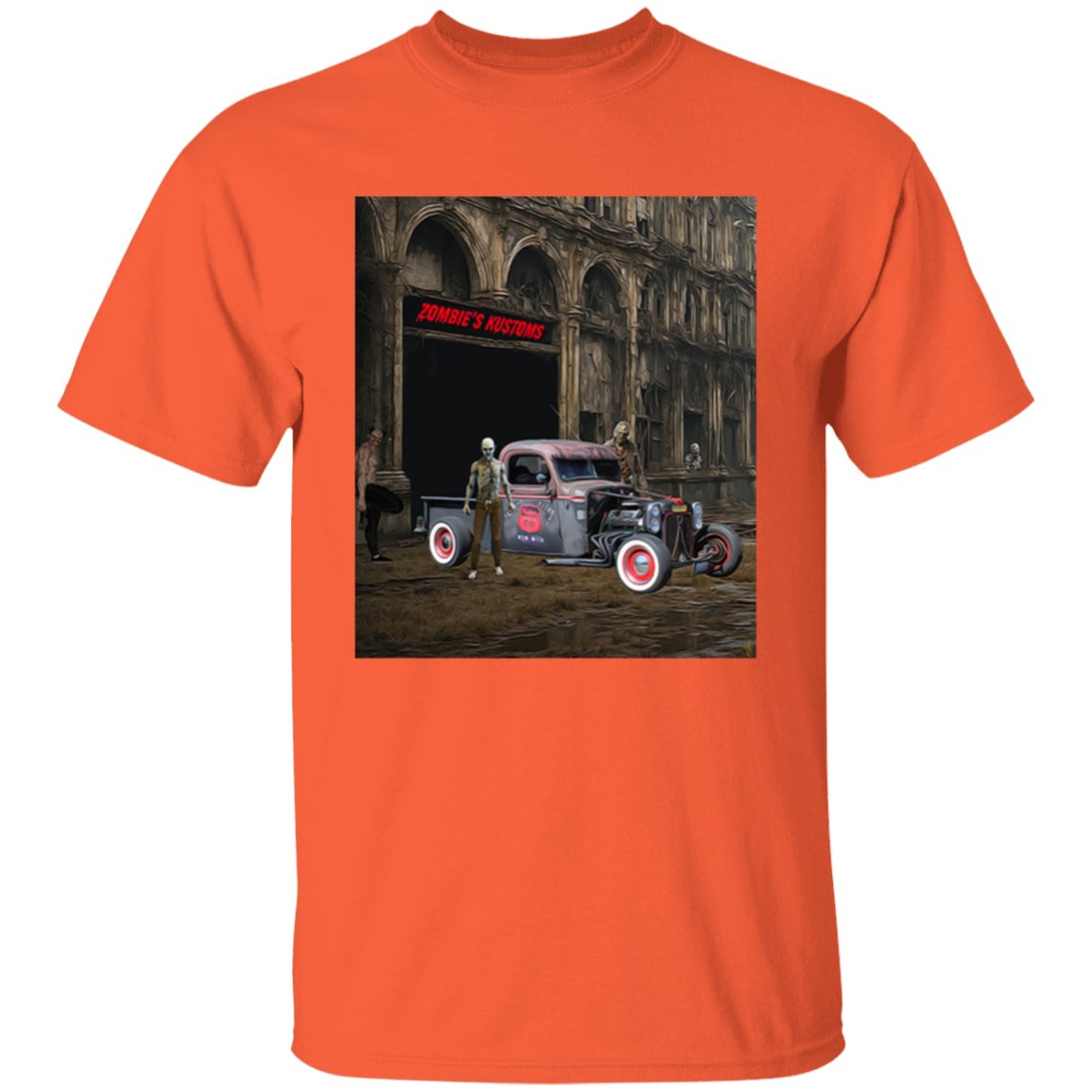 Zombie's Kustoms T Shirt - Badness Creations