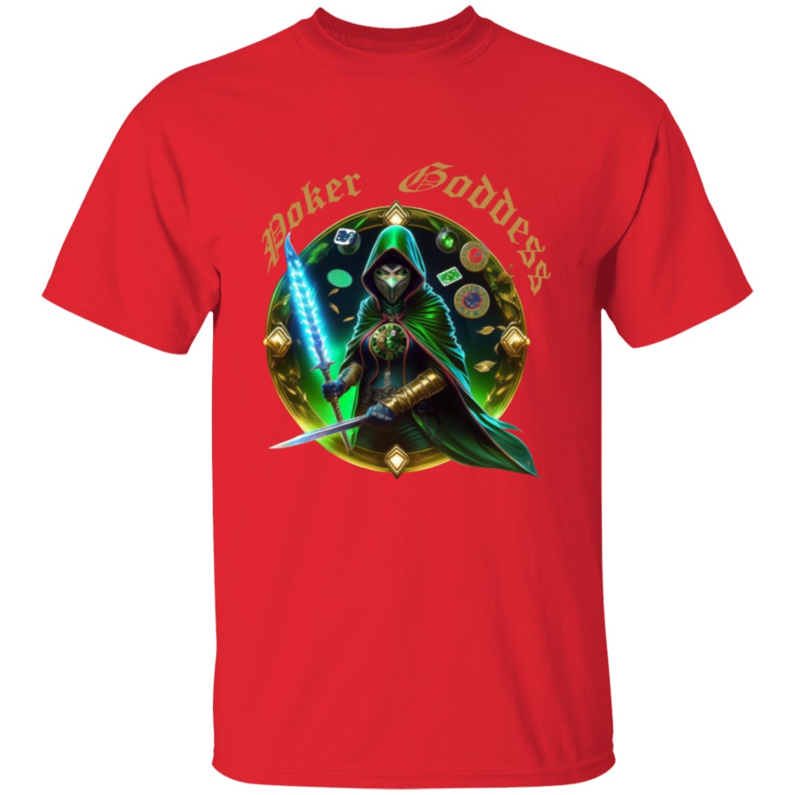 Poker Goddess T Shirt - Badness Creations