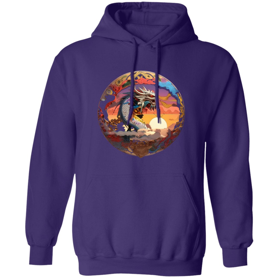 Dragon in The Sky Hoodie
