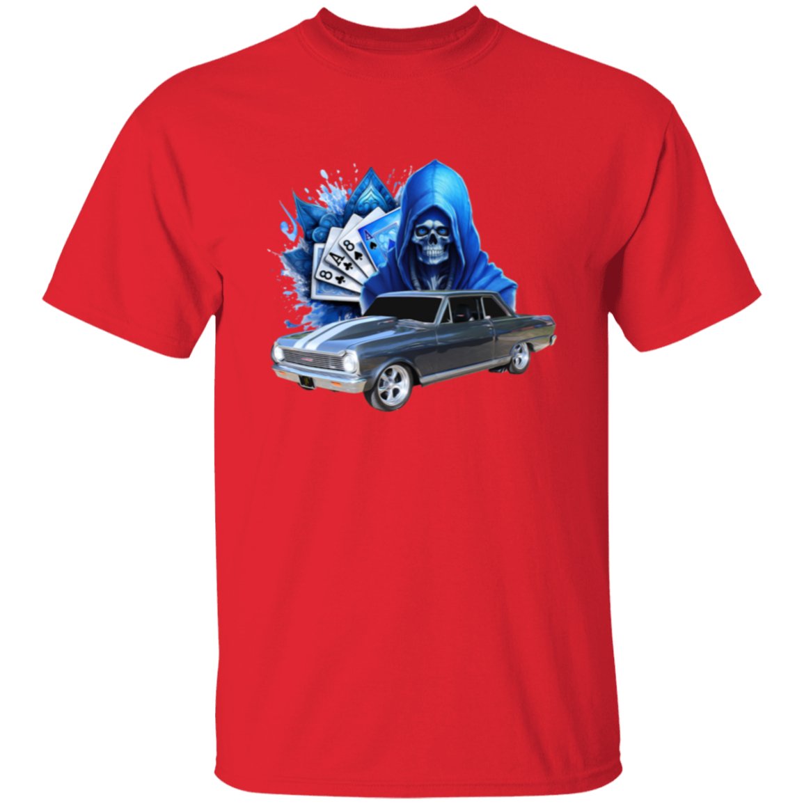 Dead Man's Hand T-Shirt - Badness Creations