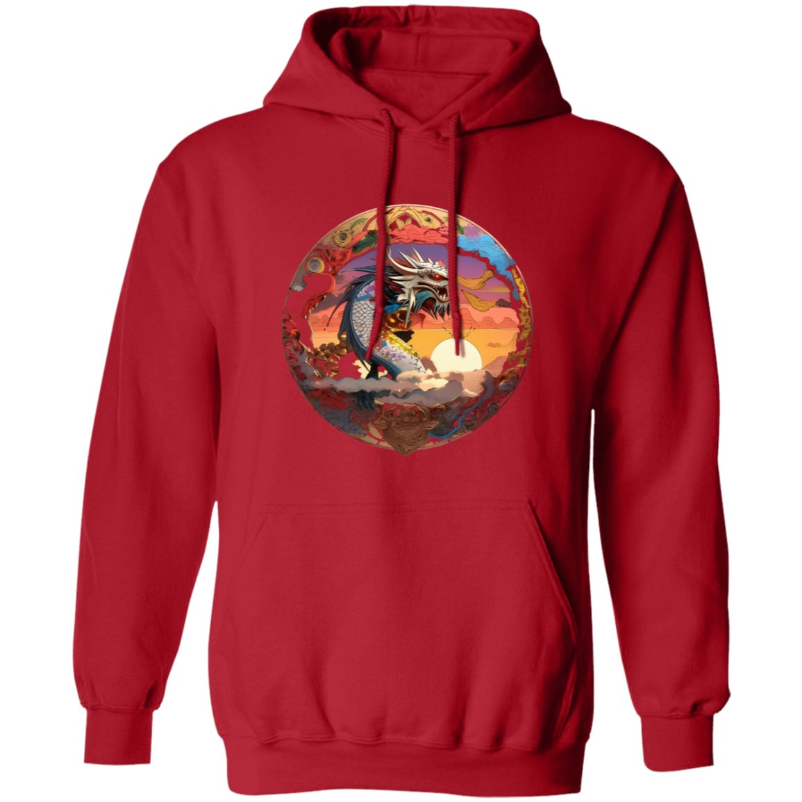 Dragon in The Sky Hoodie