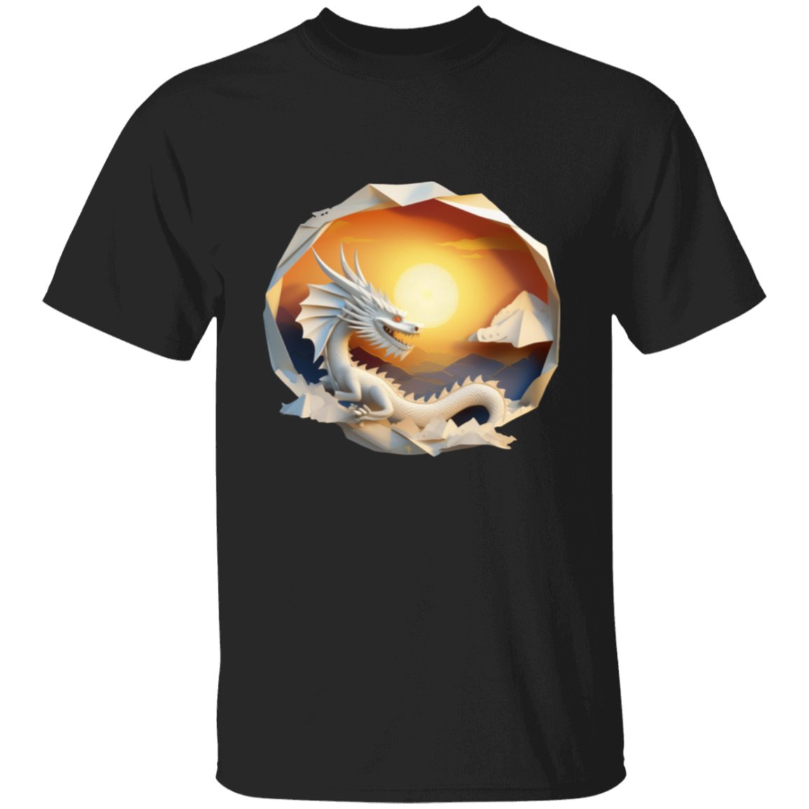 Dragon Sunset T Shirt