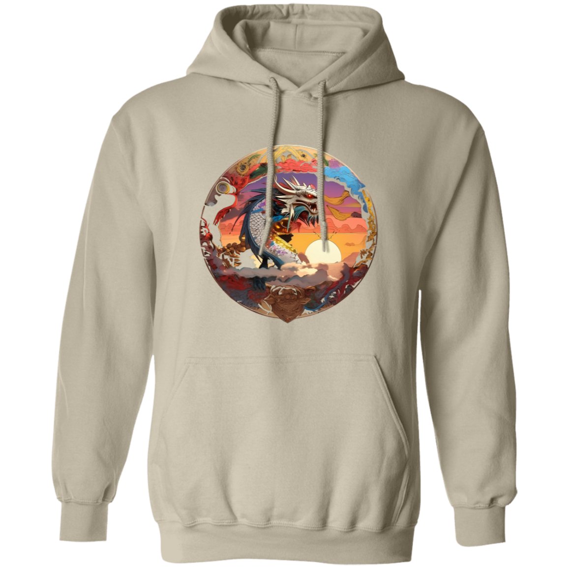 Dragon in The Sky Hoodie