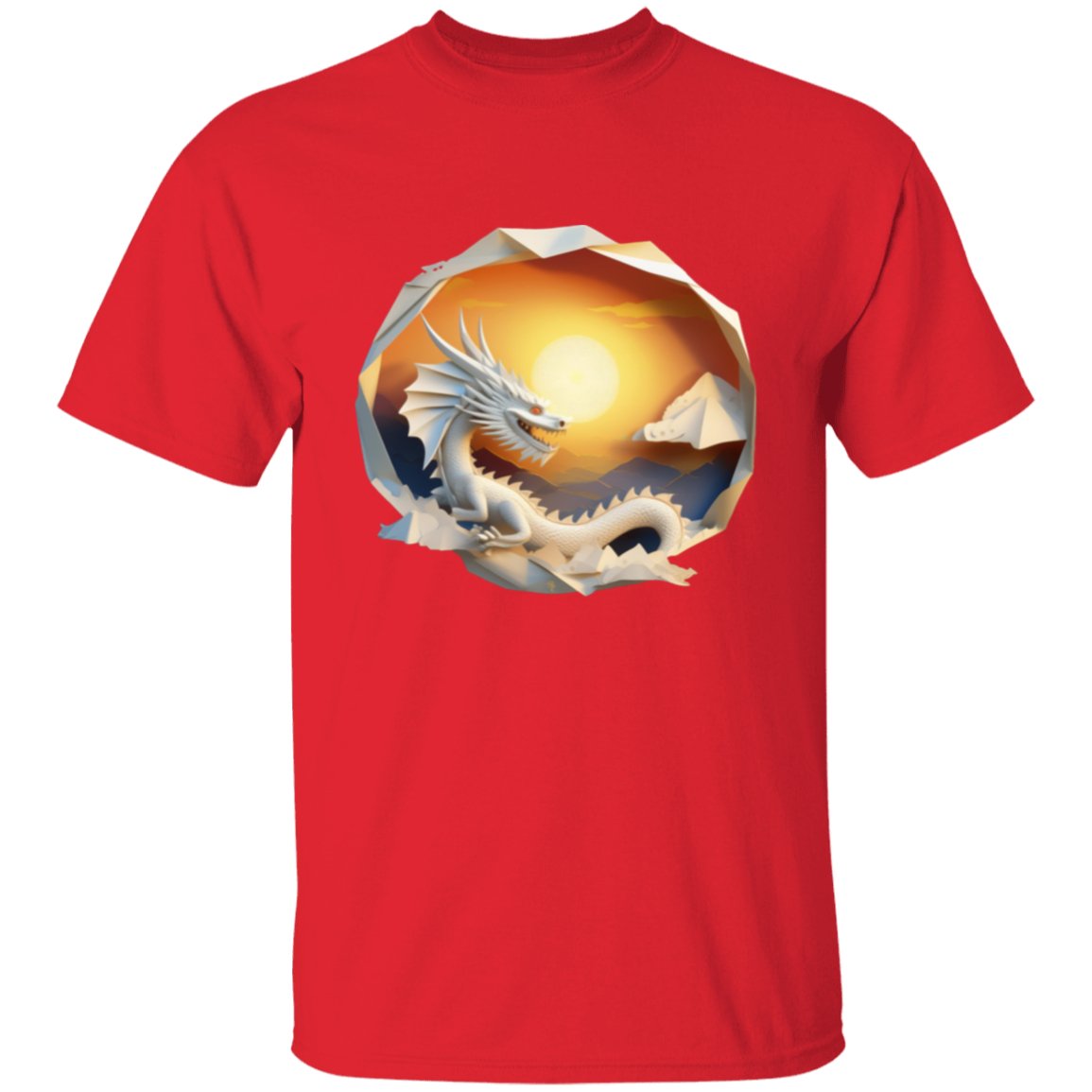 Dragon Sunset T Shirt