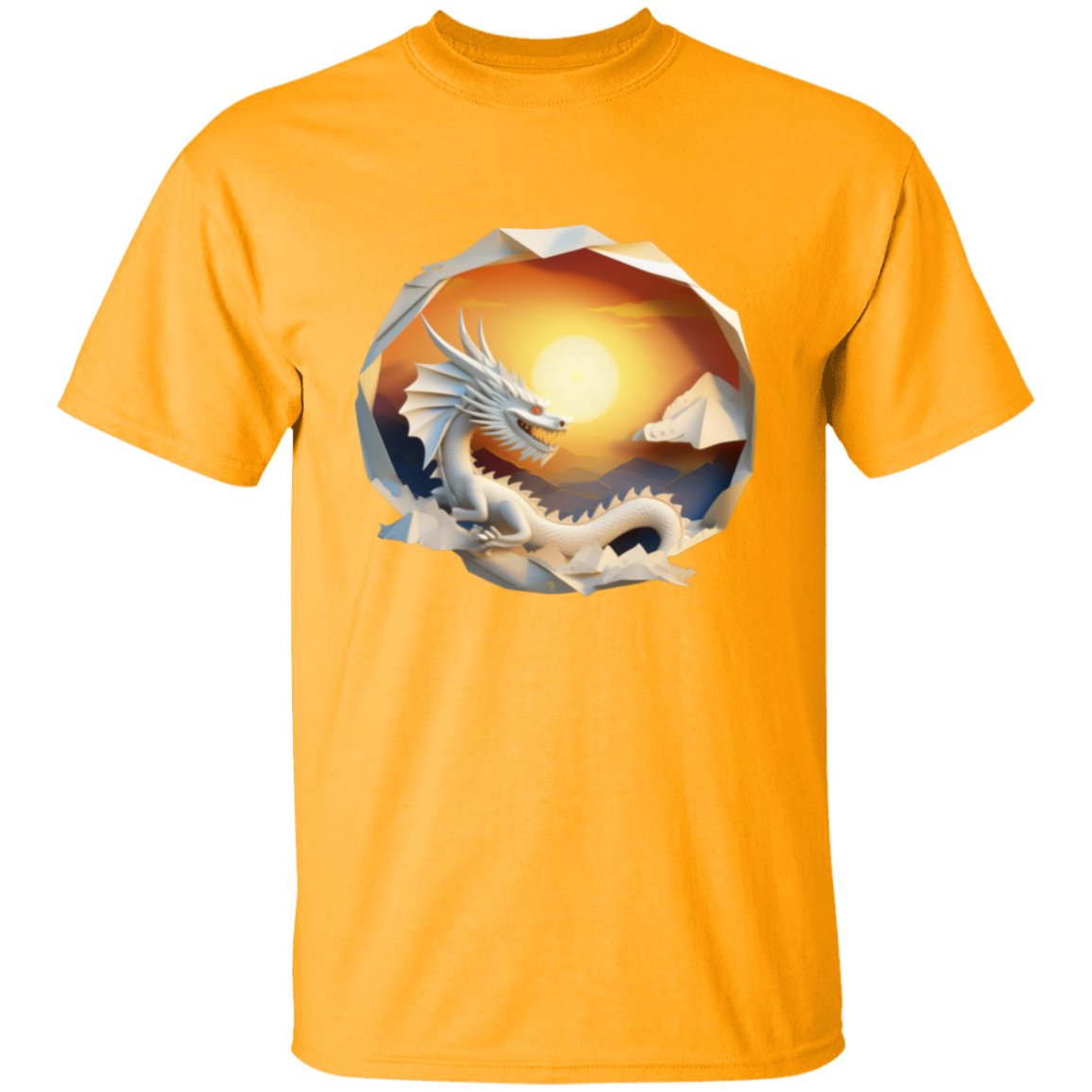 Dragon Sunset T Shirt