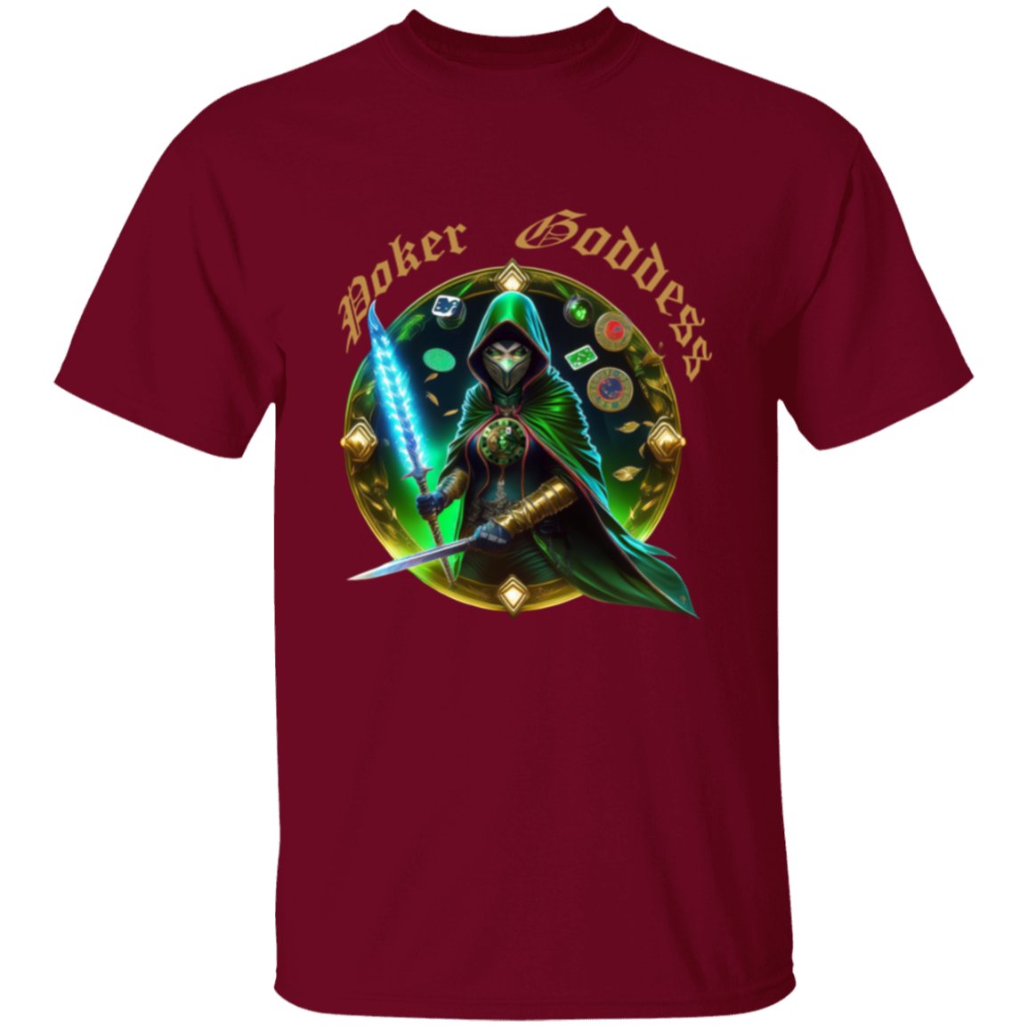 Poker Goddess T Shirt - Badness Creations