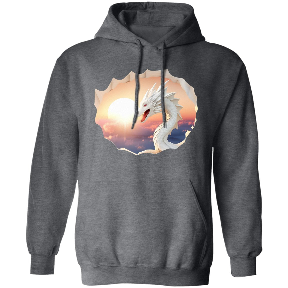 Dragon Sunset Hoodie - Badness Creations