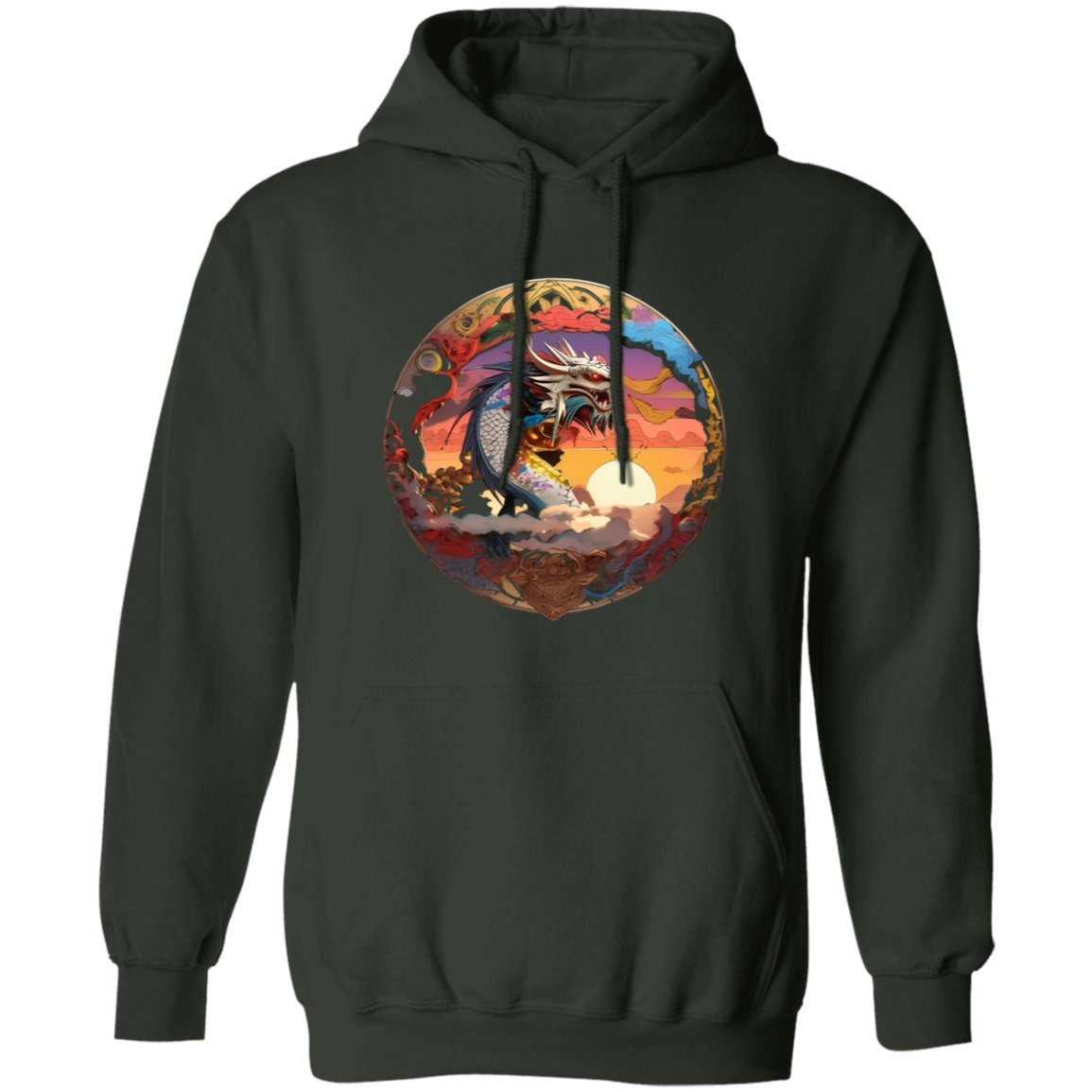 Dragon in The Sky Hoodie