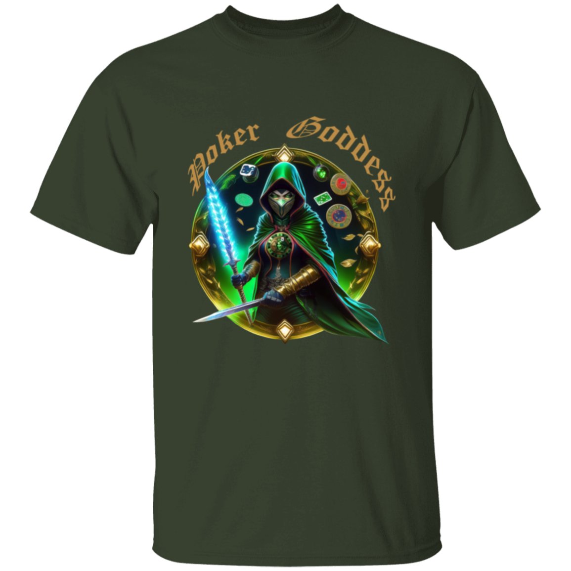 Poker Goddess T Shirt - Badness Creations