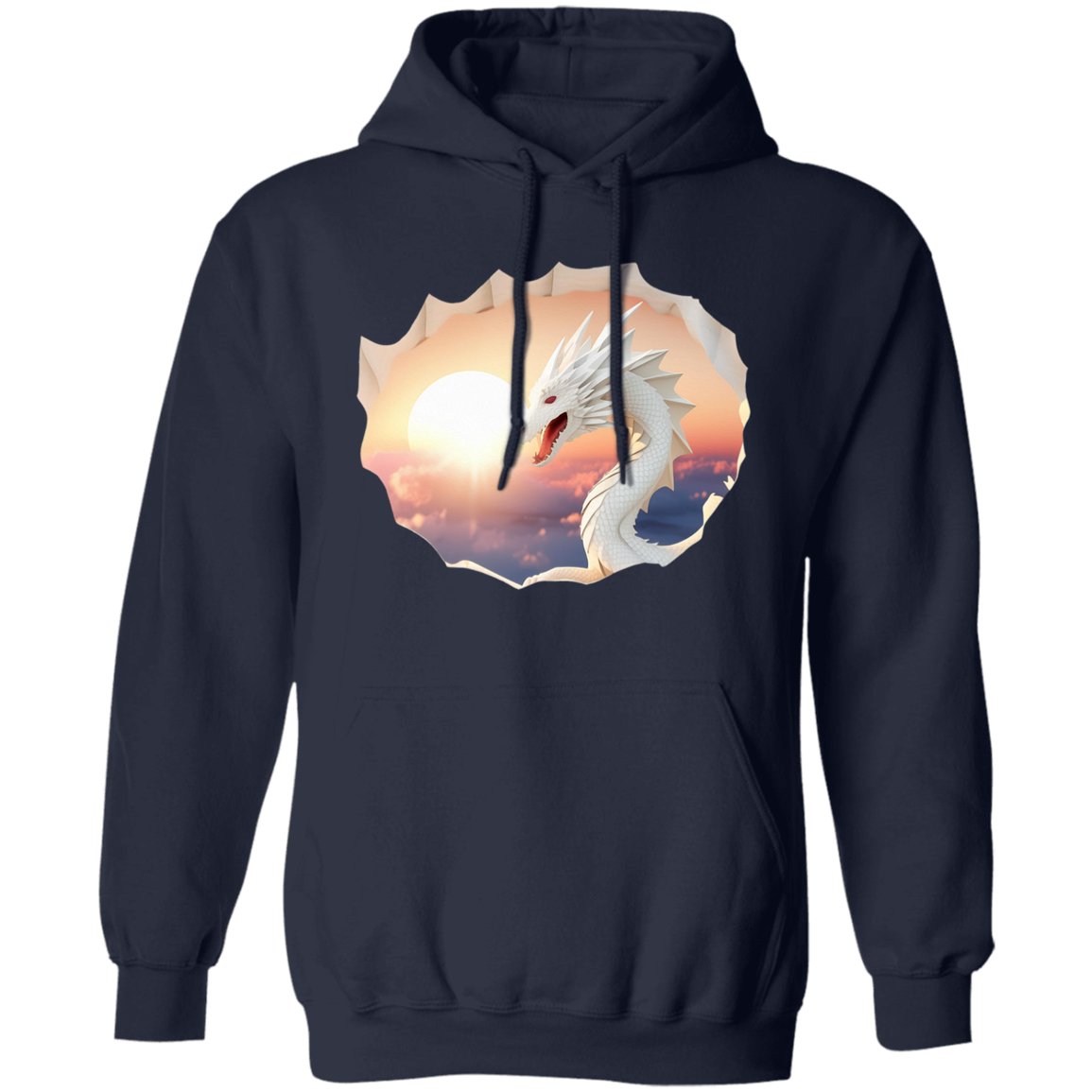 Dragon Sunset Hoodie - Badness Creations