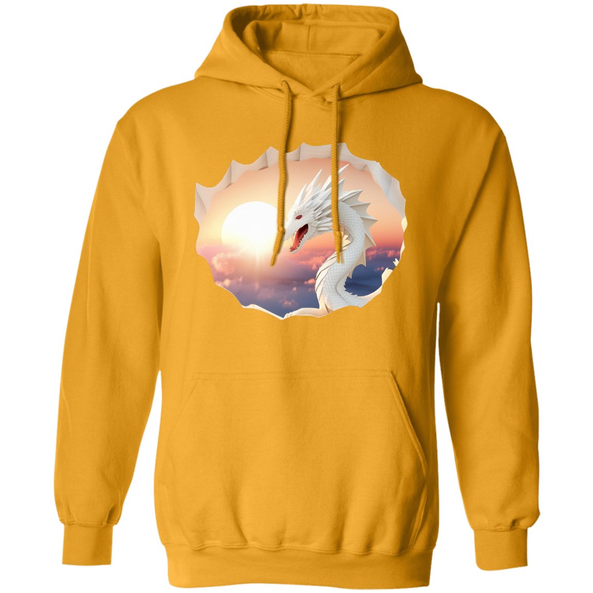 Dragon Sunset Hoodie - Badness Creations
