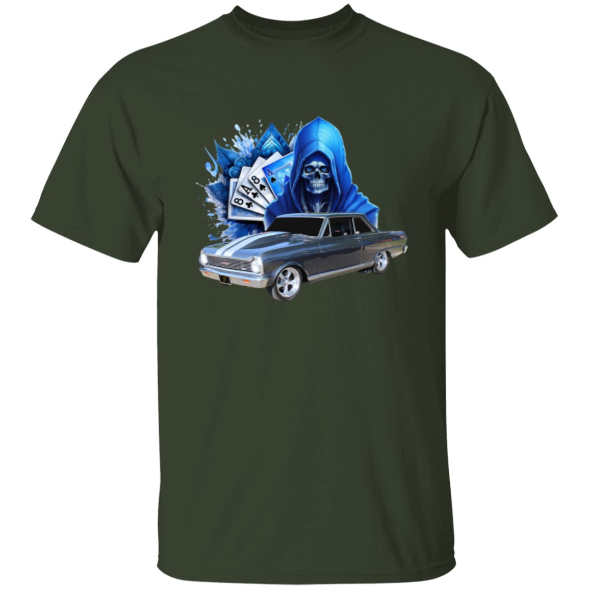 Dead Man's Hand T-Shirt - Badness Creations
