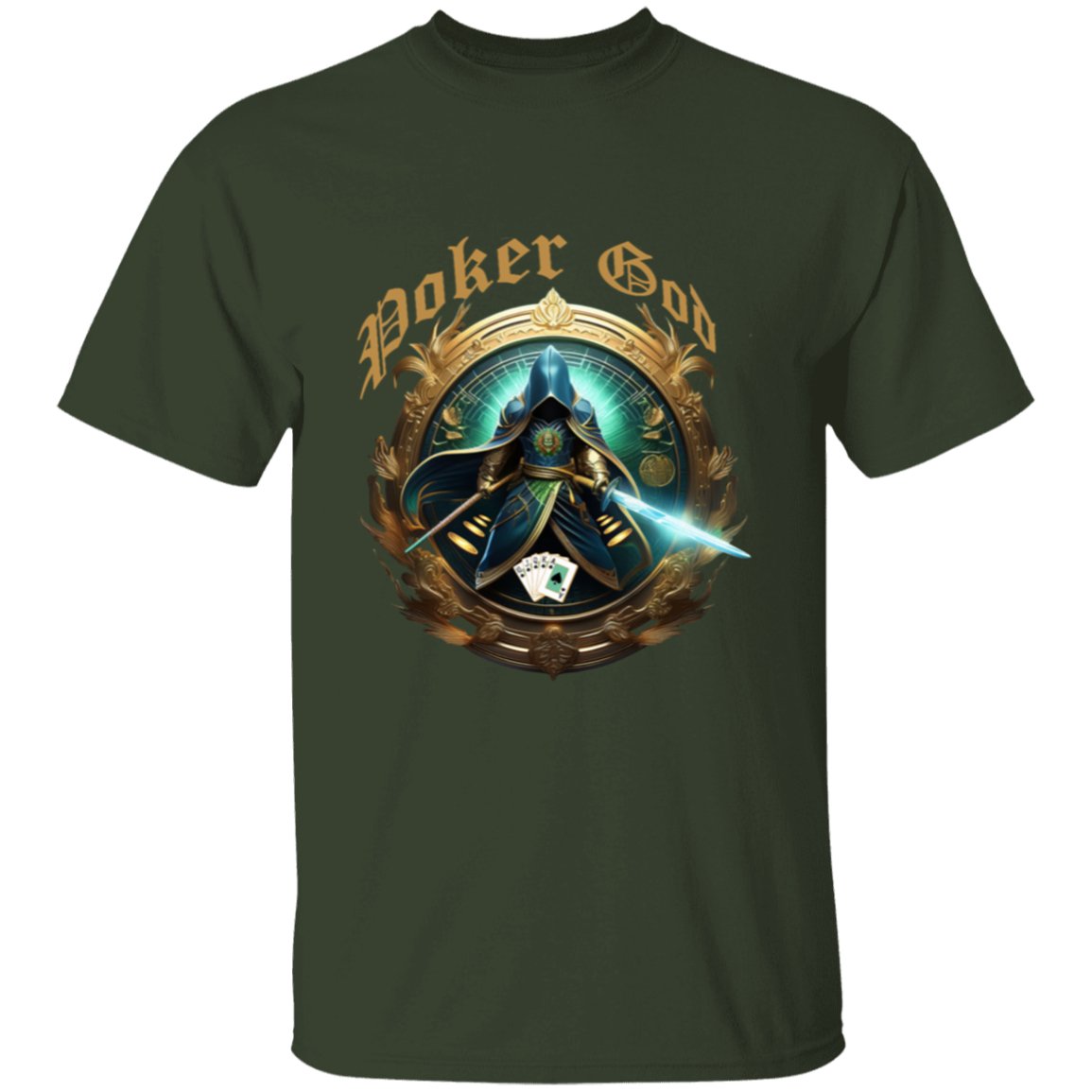 Poker God T Shirt - Badness Creations