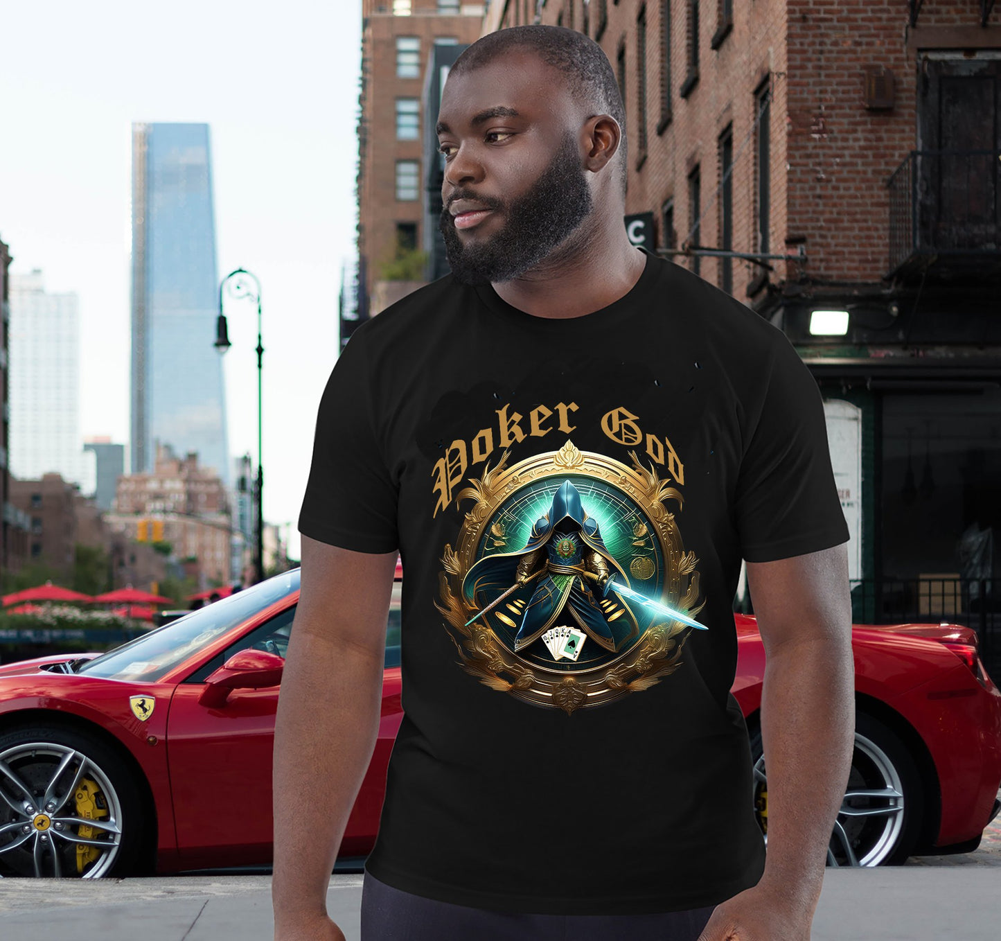 Poker God T Shirt - Badness Creations