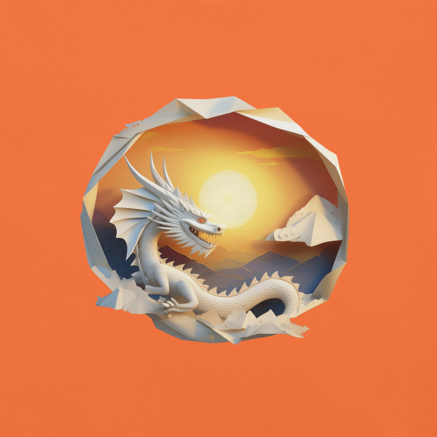 Dragon Sunset T Shirt