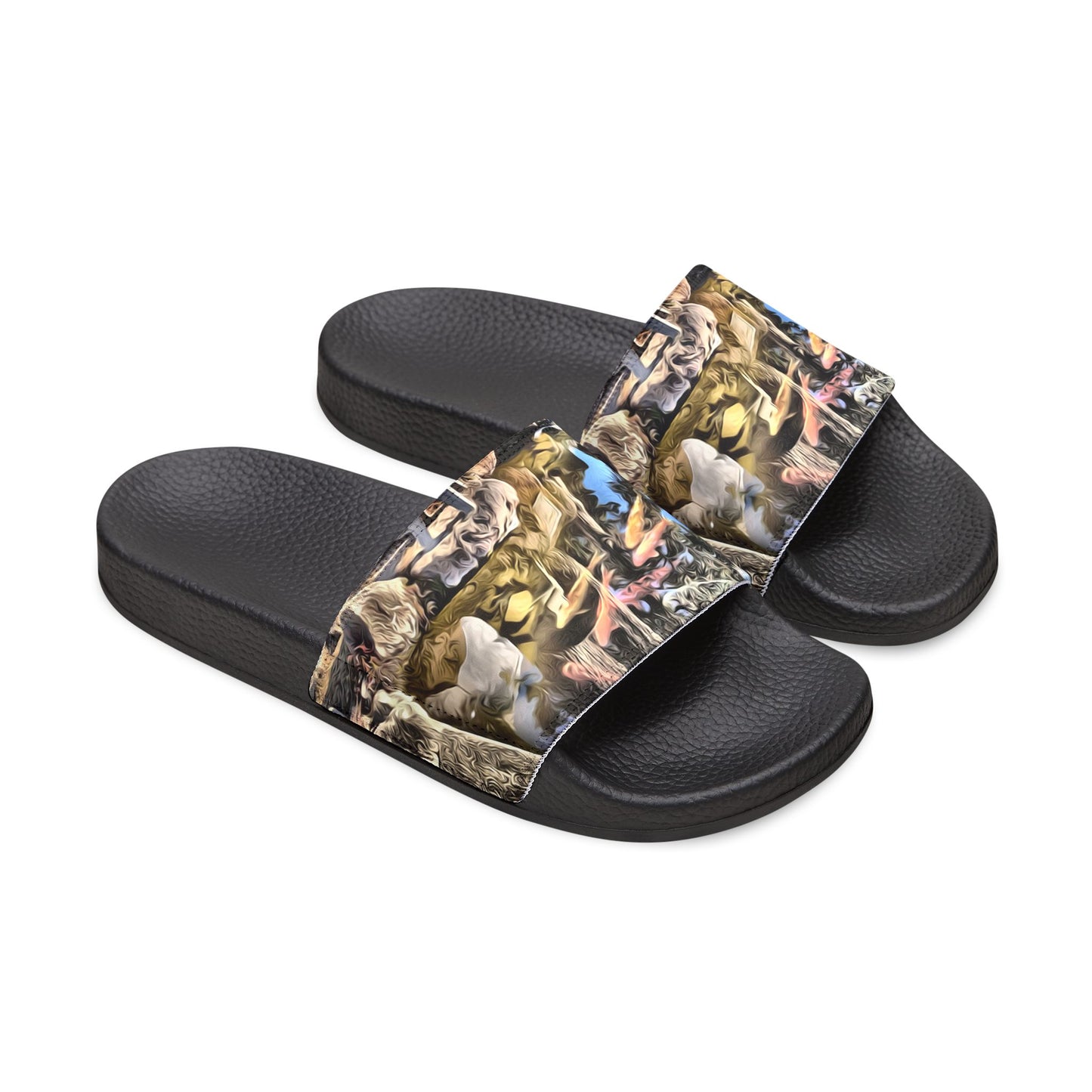 Men's Washable Koi Pond Slides