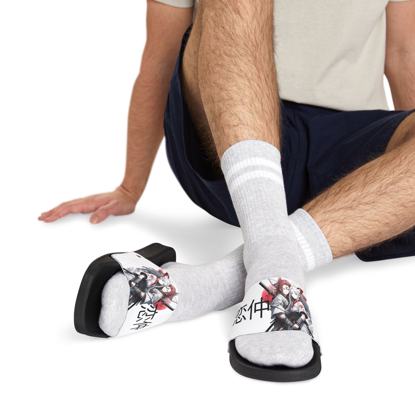 Men's Washable Anime Love Slides