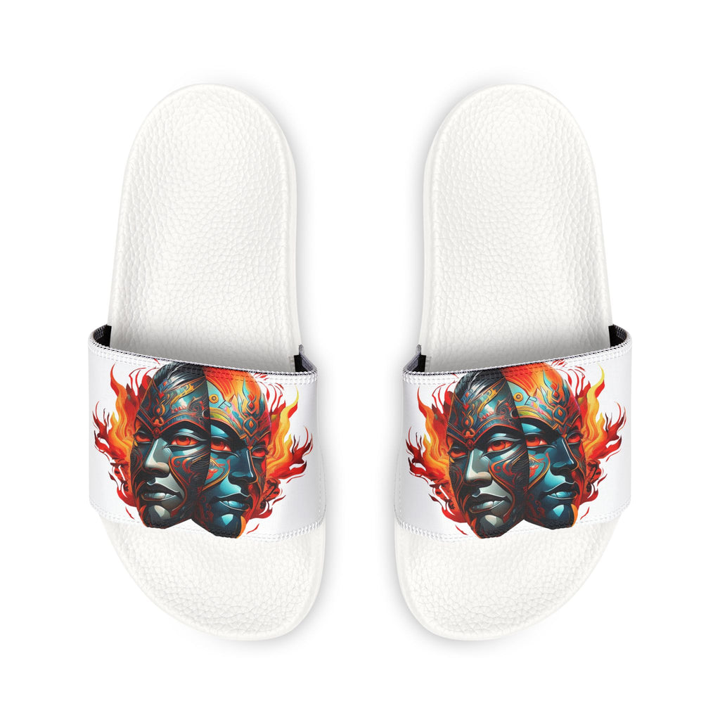 Women's Two Faced Fire Kabuki Slides
