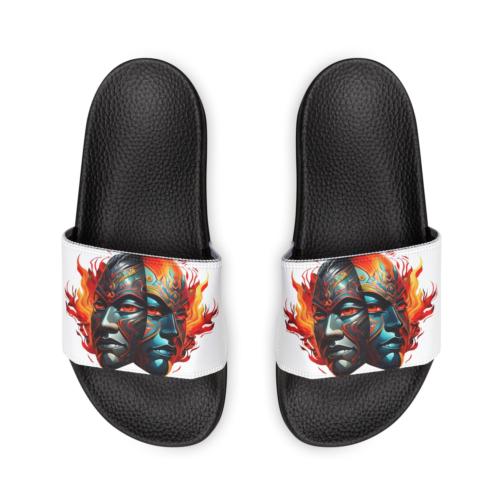 Women's Two Faced Fire Kabuki Slides