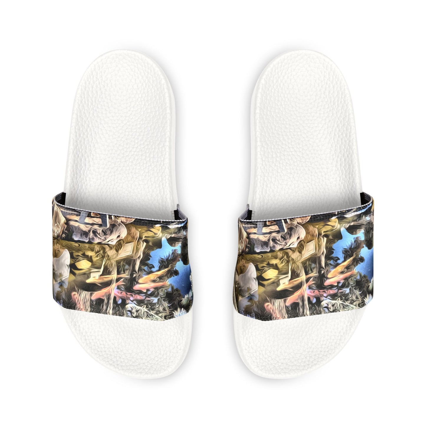 Men's Washable Koi Pond Slides