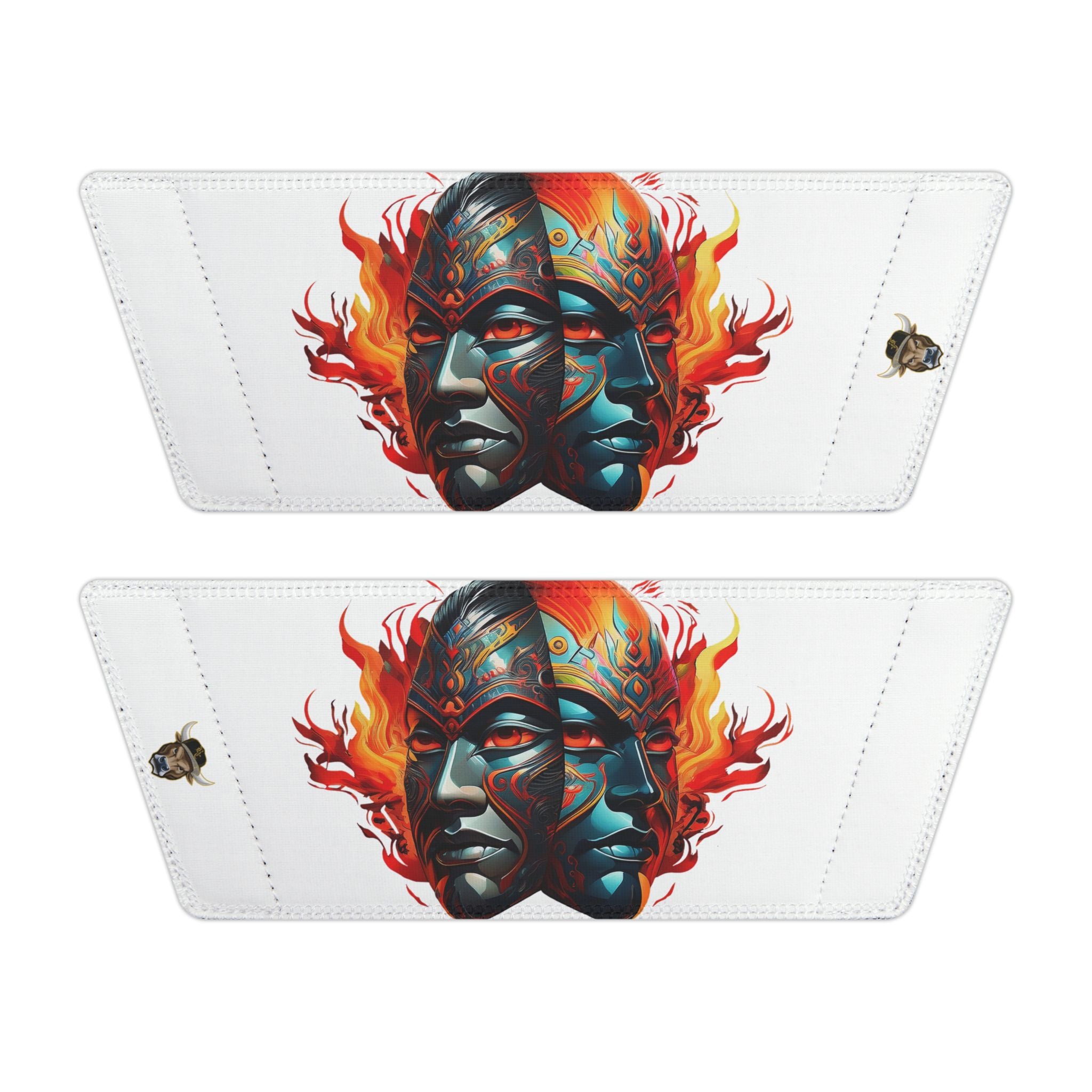 Women's Two Faced Fire Kabuki Slides