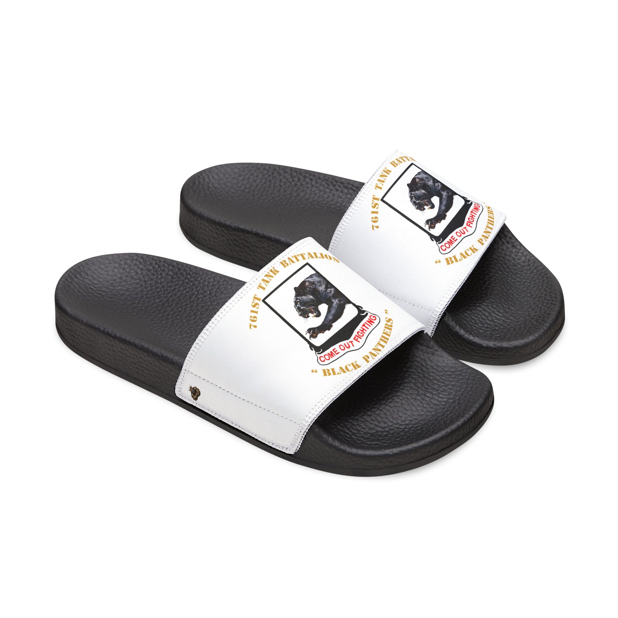 Women's Black Panthers Slides