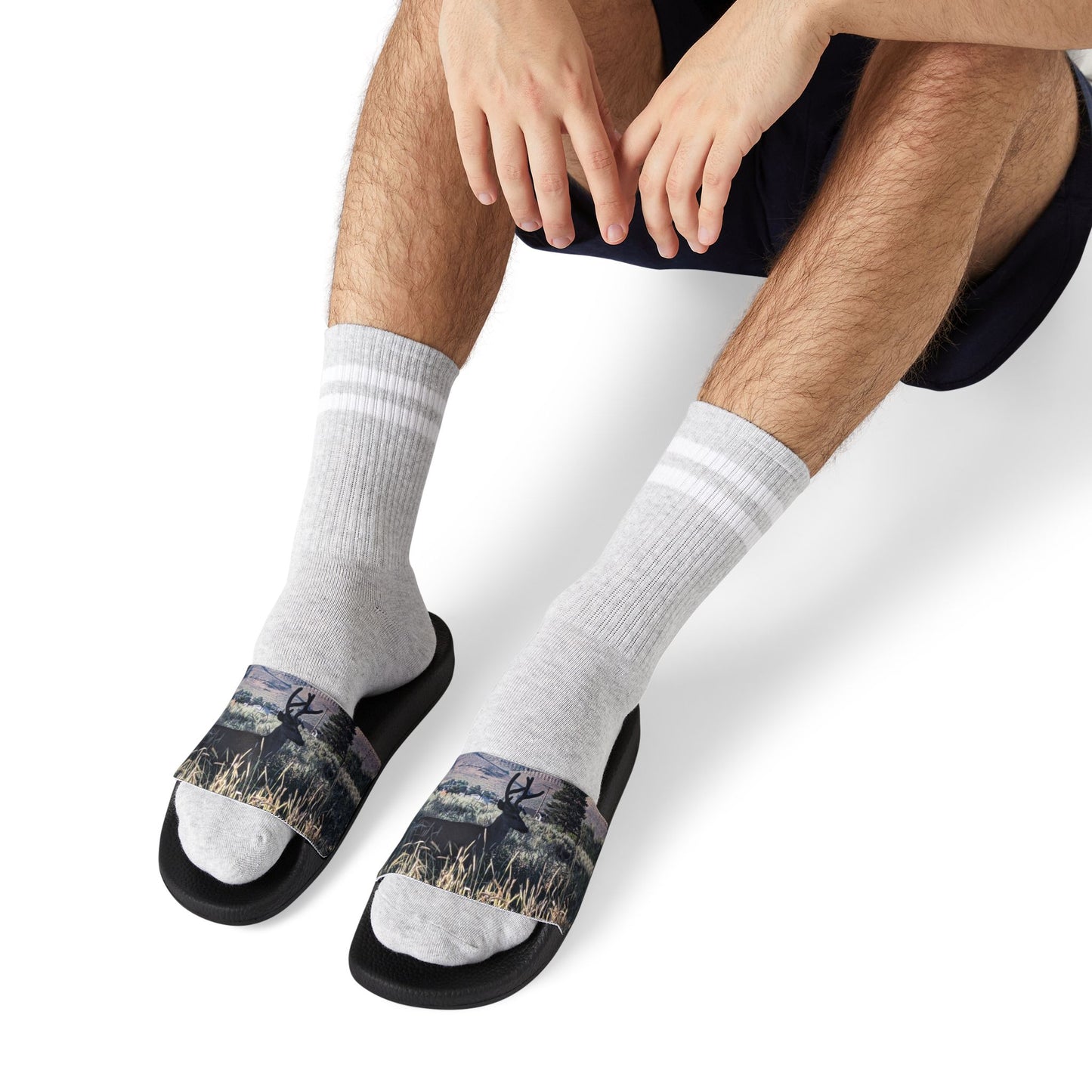 Men's Washable Buck Slides