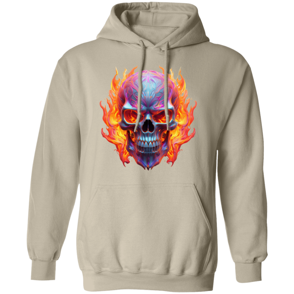 Flaming Skull Hoodie