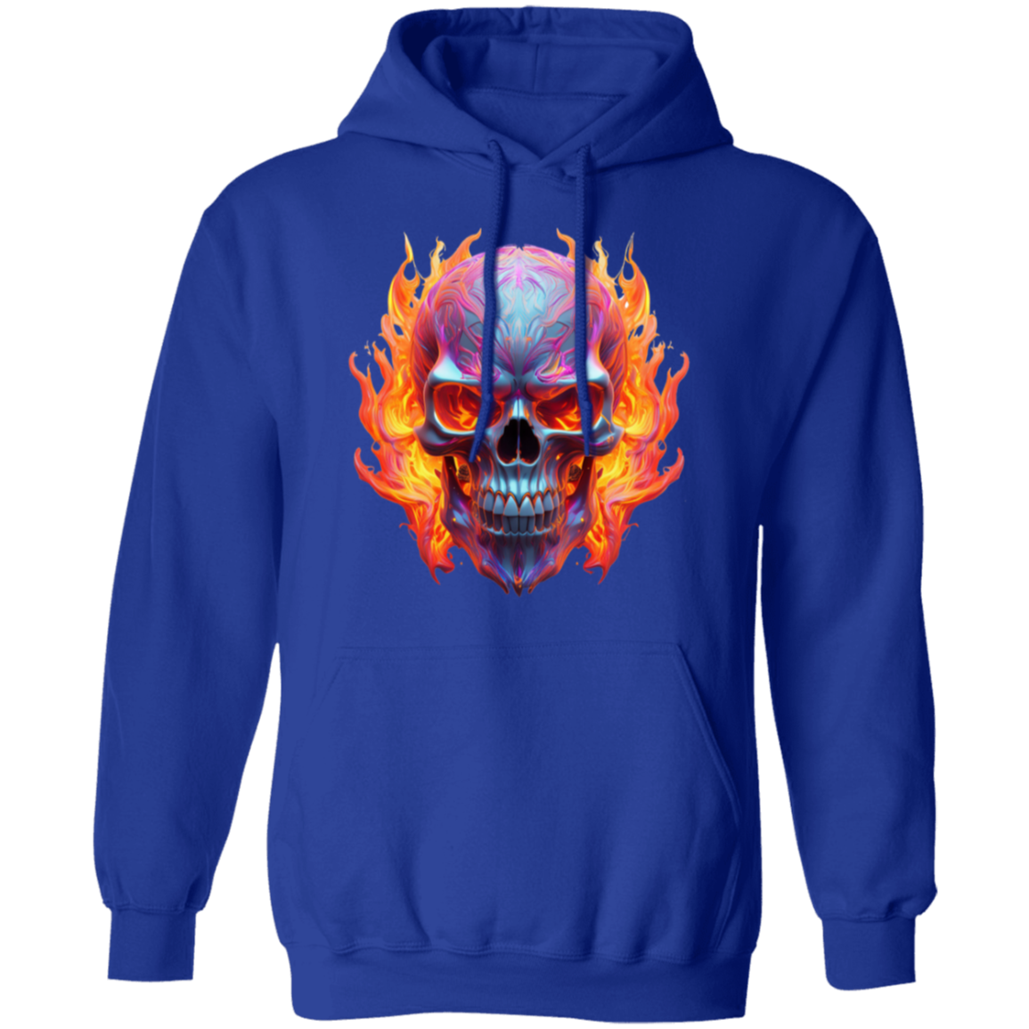 Flaming Skull Hoodie