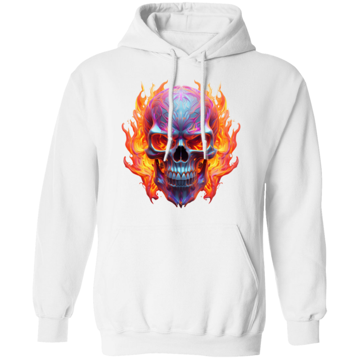 Flaming Skull Hoodie