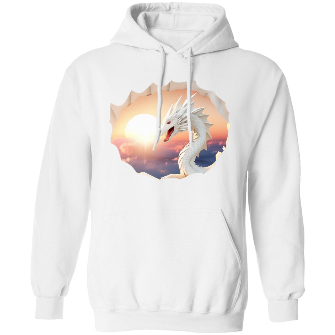Dragon Sunset Hoodie - Badness Creations