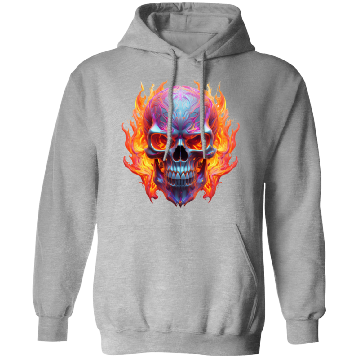 Flaming Skull Hoodie