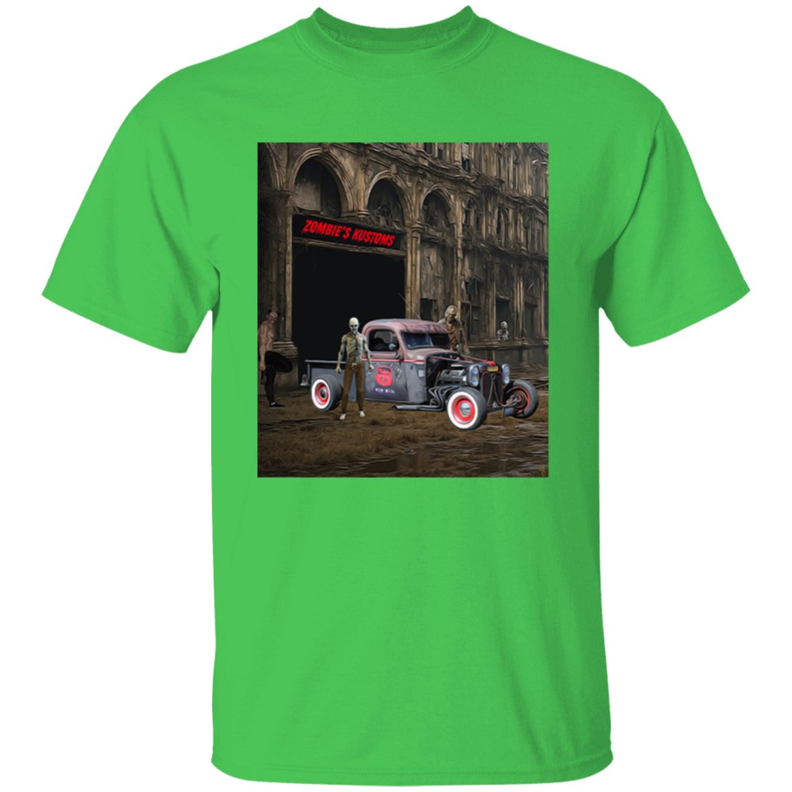 Zombie's Kustoms T Shirt - Badness Creations