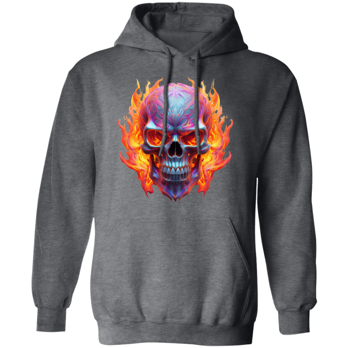 Flaming Skull Hoodie