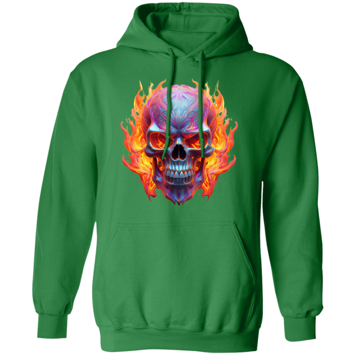 Flaming Skull Hoodie