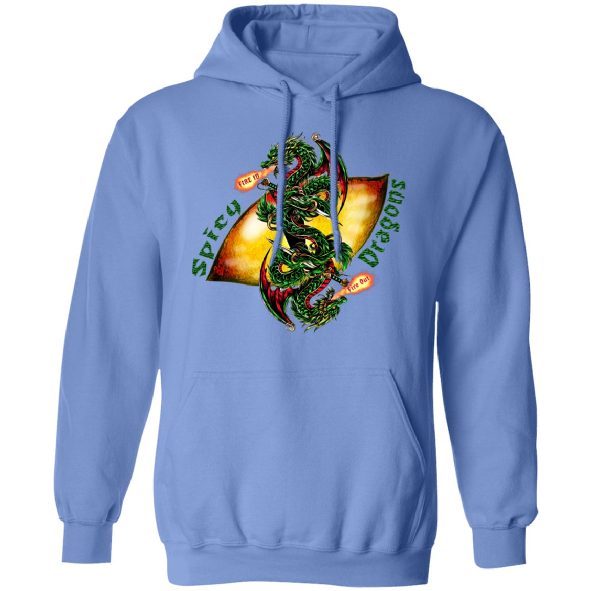 Spicy Dragons Pullover Hoodie