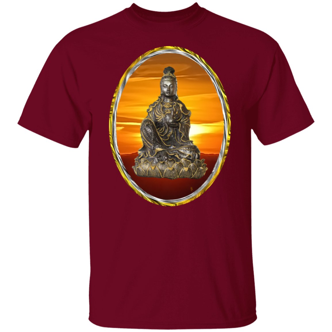 Buddha Sunrise Unisex Tee - Badness Creations